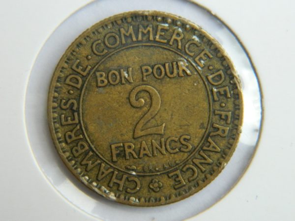 MM024 2 Francs Chambre de commerce 1927