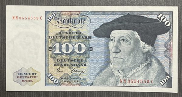 100 Deutsch Mark 1980