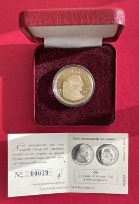 Médaillon Présidentiel Rochester Numismatic Association 1926 - Bronze, état Non Circulé