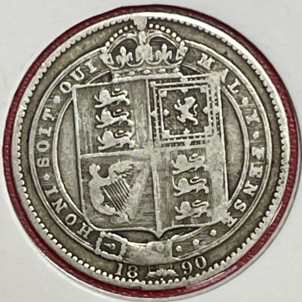 1 shilling victoria 1890