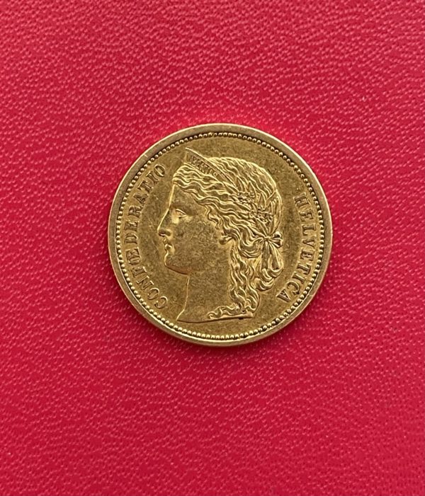 20 francs or suisse 1883