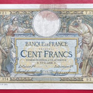 100 Francs LOM type 1906 avec LOM