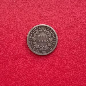 1/2 franc 1808 Q