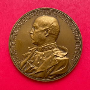 Belle médaille en bronze Le Mle De Mac-Mahon Président de la république